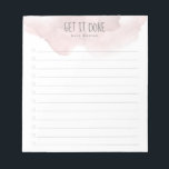 赤面グラデーションピンクウォーター色To-Doリスト ノートパッド<br><div class="desc">こ保のメモ帳でTo Doリストを追跡パーソナライズされたするデザインの上部には赤面ピンクの水色が付グラデーションいており、その下にはカスタマイズ可能なヘッダーが付いていま読す。そのヘッダーの下には名前と12行を追加し、タスクを追加してオフにチェックすることができます。</div>