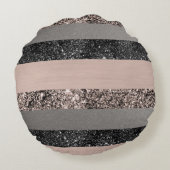 赤面グリッターグストライプラム#1 #shiny ラウンドクッション (裏面)