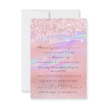 赤面グリッタードリップスバラブルーベビーシャワー足