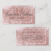 赤面グリッター化粧アーティスト 予約カード (正面/裏面)