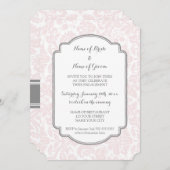 赤面グレーダマスク婚約パーティ招待状 招待状 (正面/裏面)