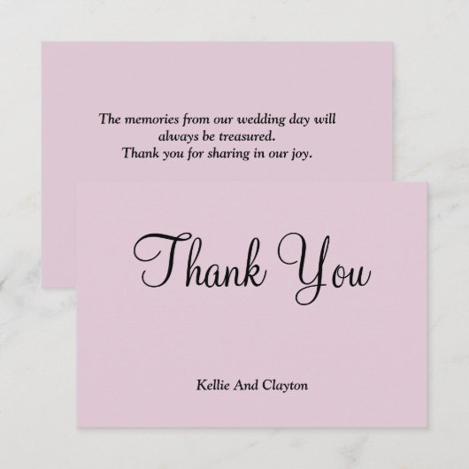 赤面サンキューカード (正面/裏面)