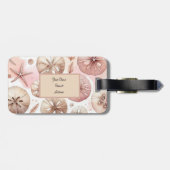 赤面サンドダラースターフィッシュ ラゲッジタグ (裏面横)