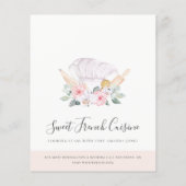 赤面シェフハットフローラウィスクベーカリー料理クラス チラシ (裏面)