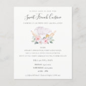 赤面シェフハットフローラウィスクベーカリー料理クラス チラシ (正面)