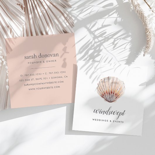 赤面シェル スクエア名刺