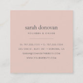 赤面シェル スクエア名刺 (裏面)