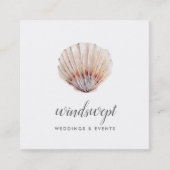 赤面シェル スクエア名刺 (正面)