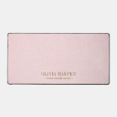 赤面シックエレガントフェイクレザープロフェッショナル デスクマット (正面)