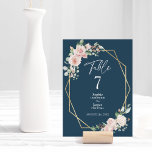 赤面シンプルフローラネイビ結婚ーのテーブル番号 テーブルナンバー<br><div class="desc">この赤面フローラネイビーのテーブル番号デザインシンプルは結婚、パステルピンクとネイビーブルーの美しいシックなイベント背景を備えシンプルてモダンタイポグラフィと書エレガントは、のあらゆるのための洗練されたトーンを設定する。各商品は豪華な外観のためのタイムレスな幾何学的金ゴールドフレームと共に、緑豊かなユーカリと緑豊かな葉詳細を配した豪華な赤面ピンクのバラと桃とアイボリーアジサイを飾って飾られている。このコーディネート・コレクションを組み合わせパーソナライズされたて楽な夢の美しさに合わせ結婚て、幅広いスタイルを楽しめカジュアルるフォーマル。より多くの調整デザインのために、このデザインはまた、白と黒で利用可能である。私たちのデザインと同様にもし、質問や特別な要求は単に頼す。</div>
