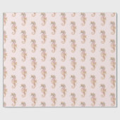 赤面シーホース ラッピングペーパー (フラット)