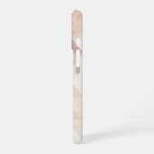 赤面ジオメトリフェード iPhone 16ケース (左側面)