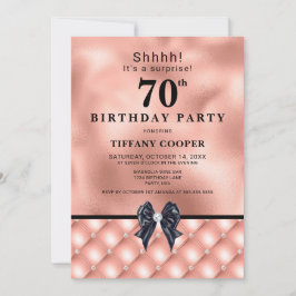 赤面ジュエル70th誕生日パーティー 招待状