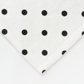 赤面スイスドット |モノグラムフリースブランケット フリースブランケット (角)