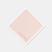 赤面スクリプト名結婚のカクテル スタンダードカクテルナプキン (角)