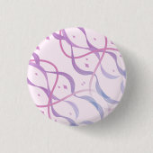 赤面スタイリッシュピンクザシーアンダーザシー 缶バッジ (正面)