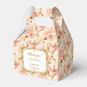 赤面スタイリッシュ金ゴールドボホ結婚式の引き出物ボックスキープサケ フェイバーボックス (正面サイド)