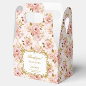 赤面スタイリッシュ金ゴールド結婚のThank You Box for Guest フェイバーボックス (オープン)