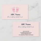 赤面ステップスソフト&エレガント誕生コーチ 名刺 (正面/裏面)