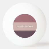 赤面ストライプカラーパレットモノグラム 卓球ボール (正面)