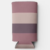 赤面ストライプパレットプリント スリム缶クーラー (正面)