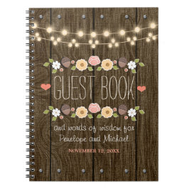 赤面ストーンオブライツ素朴秋の結婚式 ノートブック
