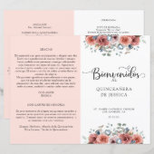 赤面スペインの・ブルーフローラキンセアニェラプログラム (正面/裏面)