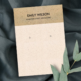 赤面セラミックテラコッタのテクスチャイヤリングディスプレイ 名刺