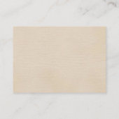 赤面セージ結婚フローラ プレイスカード (裏面)