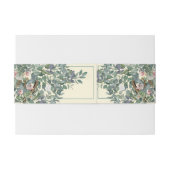 赤面セージ結婚フローラ 招待状ベリーバンド (裏面例)