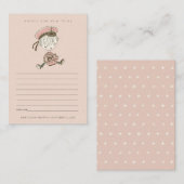 赤面セーラ航海のーアドバイスマムベイビーシャワー エンクロージャーカード (正面/裏面)