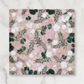 赤面タウプコットンフローラ素朴緑結婚園 フェイバータグ (裏面)