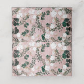 赤面タウプコットンフローラ素朴緑結婚園 プレイスカード (内部開封)