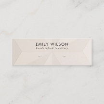 赤面ダイヤモンドテクスチャスタッドイヤリングディスプレイカード