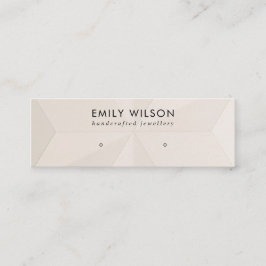 赤面ダイヤモンドテクスチャスタッドイヤリングディスプレイカード スキニー名刺