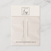 赤面ダイヤモンドテクスチャヘアクリップ表示カード 名刺 (正面)