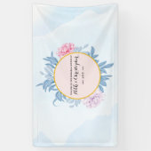 赤面ダスティブルーウォーターカラーリハーサルディナー 横断幕 (縦)