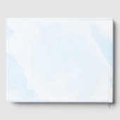 赤面ダスティブルーウォーター色バルミツワー ゲストブック (裏面)