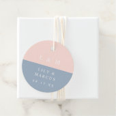 赤面ダスティブルーエレガントミニマ結婚リスト フェイバータグ (インサイチュ)