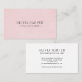 赤面チック|レザエレガントーの外観 名刺 (正面/裏面)