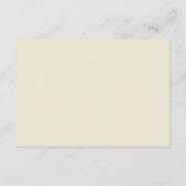 赤面テディベアおむつラッフル エンクロージャーカード (裏面)