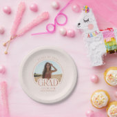 赤面テラコッタパーソナライズされたフォトグラッドパーティー ペーパープレート (パーティー)