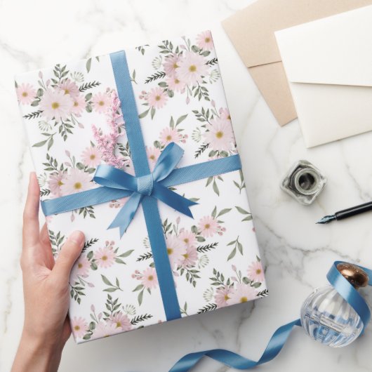 赤面デイジーウィスカ ラッピングペーパー (ギフト)