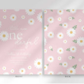 赤面デイジーリトル恋しく思オネダーフル招待状 招待状