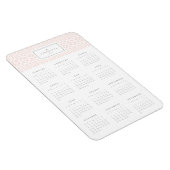 赤面トレリス4x6年カレンダーマグネット マグネット (右側)