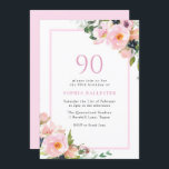 赤面ドリームフローラ女性90thバースデーパーティー 招待状<br><div class="desc">赤面夢フローラ女性90thバースデーパーティー招待私たちはまた、他の多くの招待状やコレクションを持っている。</div>