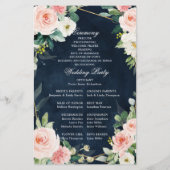 赤面ネイビーダスティブルージオメトリック植物学プログラム (裏面)