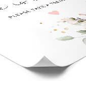 赤面ネイビーフローラ愛は甘いポスター ポスター (角)