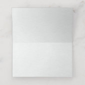 赤面ネイビーブルーソフトパステルピンク結婚フローラ プレイスカード (内部開封)