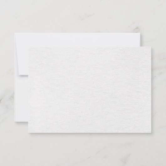 赤面ネイビーブルーソフトパステルピンク結婚フローラ 出欠カード (裏面)